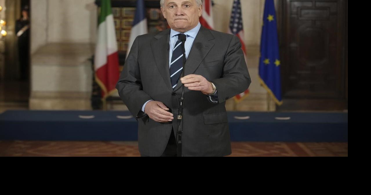 Italy’s foreign minister heads to Syria to encourage post-Assad transition