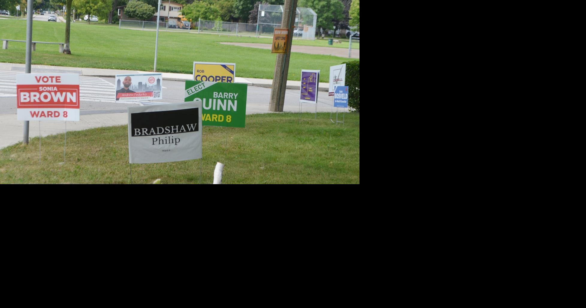 Hamilton councillors balk at change to election sign bylaw