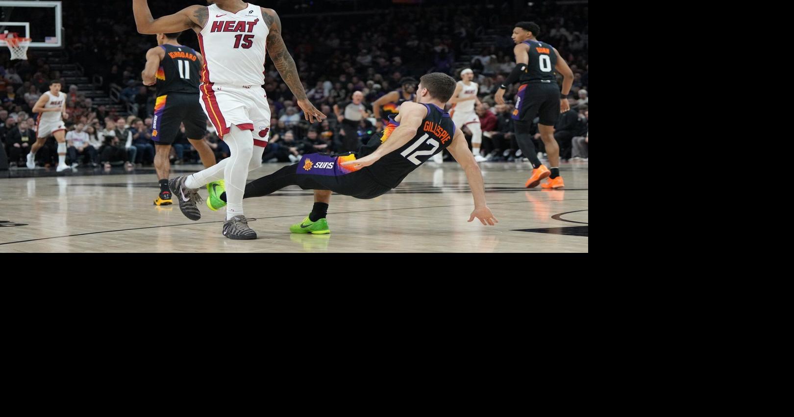 Heat beat short-handed Suns 111-102 in short turnaround behind Adebayo ...