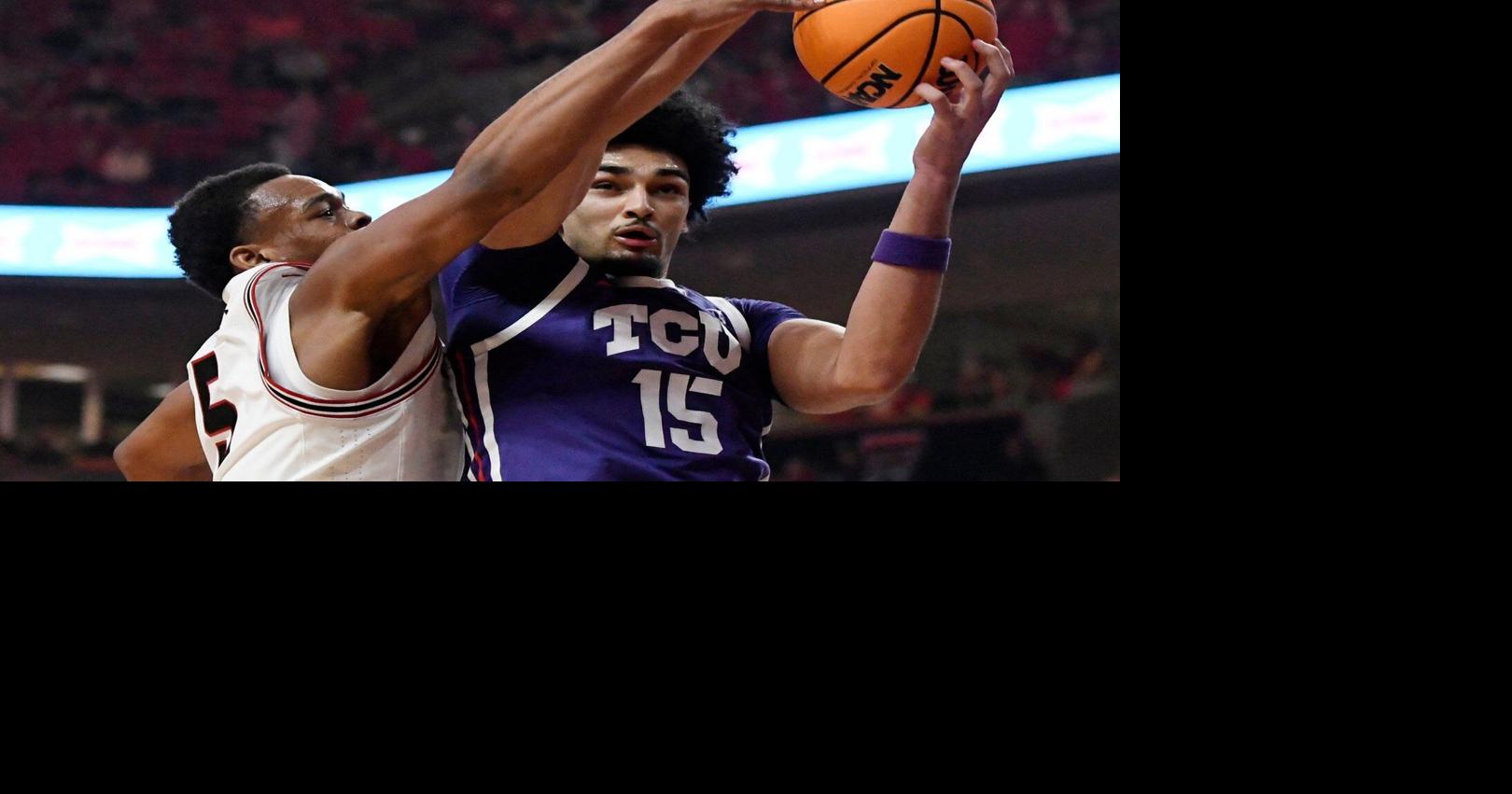 Xavier Edmonds has double-double in TCU's win at No. 10 Texas Tech