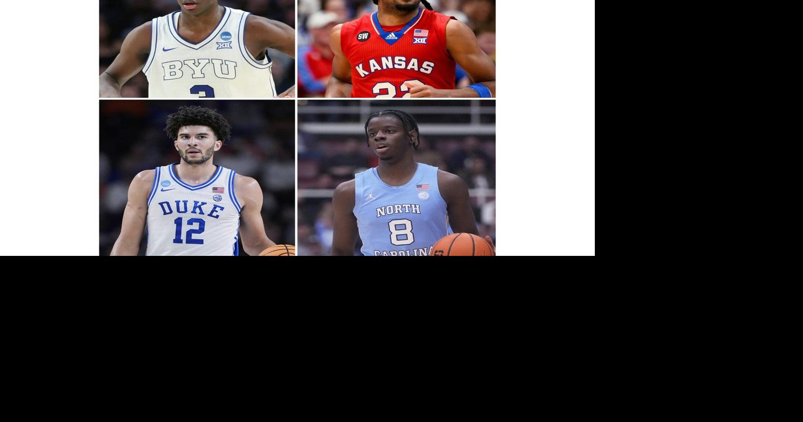 NBA mock draft: BYU’s Dybantsa headlines top tier with Kansas’ Peterson, Duke’s Boozer, UNC’s Wilson