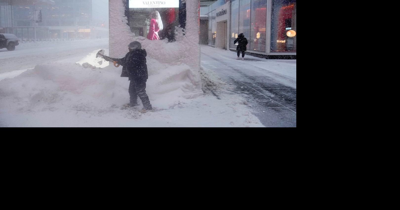 Photos of a massive snowstorm pummeling northeast US