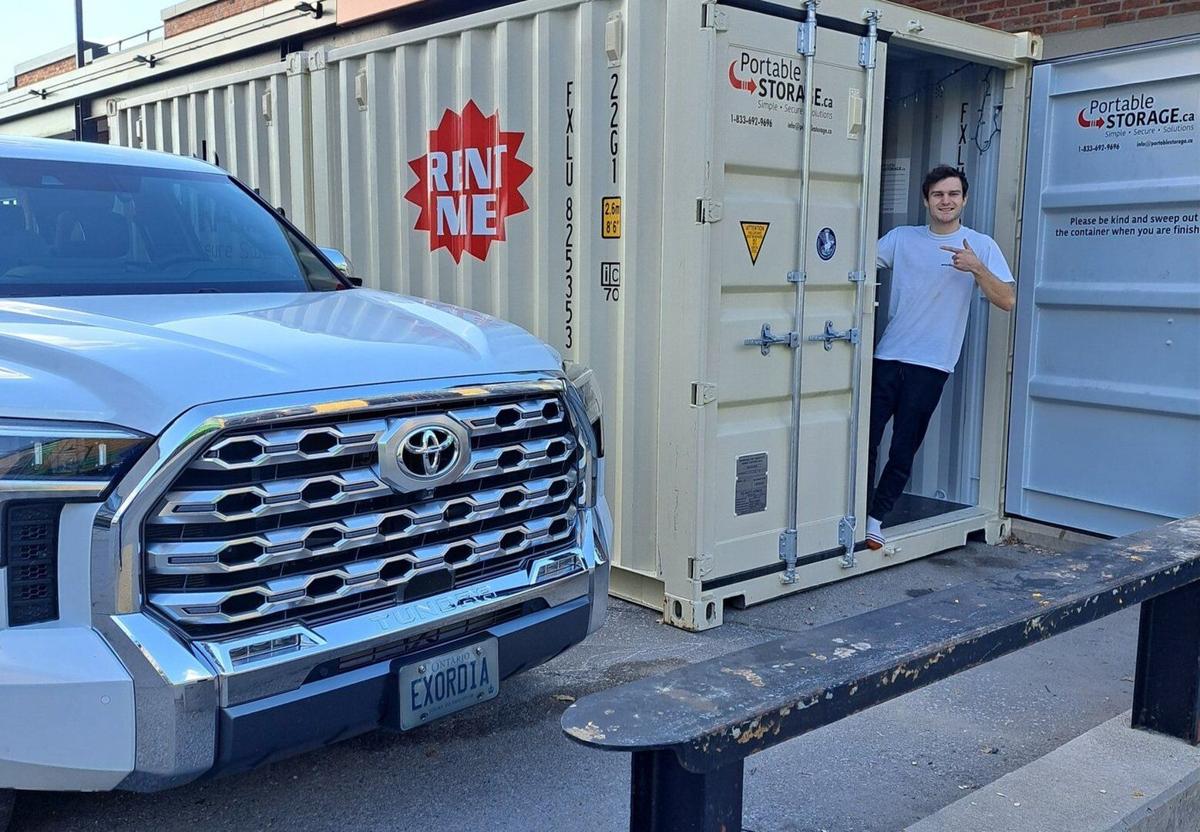 Isaac Davey spends week in storage unit for kids