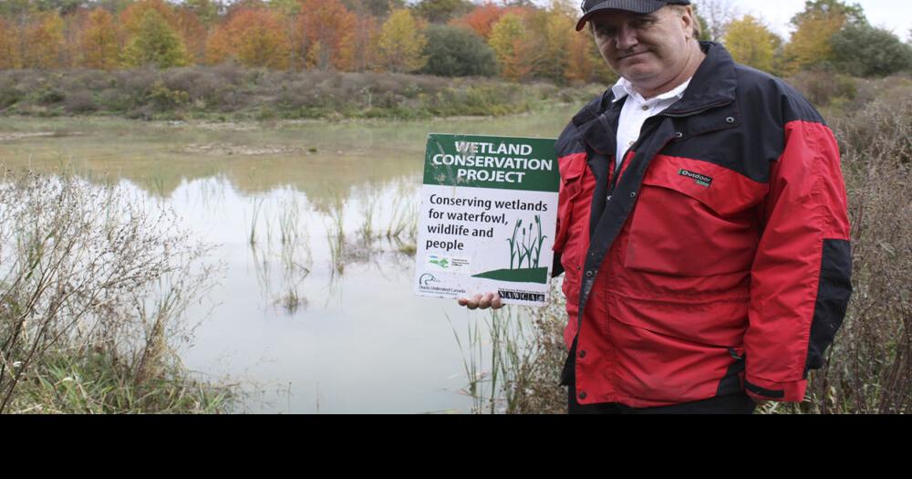 Ecopond destroyed by ATV riders