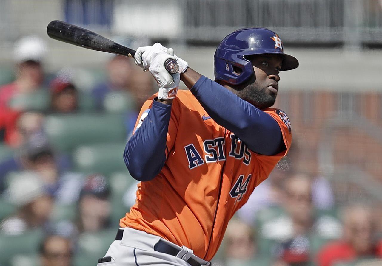 Astros slugger Yordan Alvarez dealing with ailment during ALCS