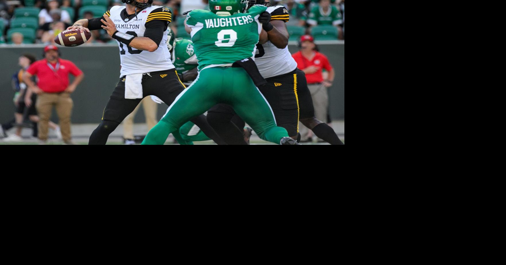 Hamilton Tiger-Cats lose 38-7 to Saskatchewan Roughriders