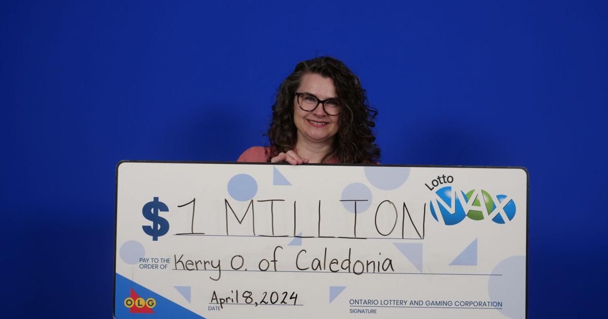 ‘I was in shock’: Purse clean out leads to $1-million lottery win for Caledonia woman