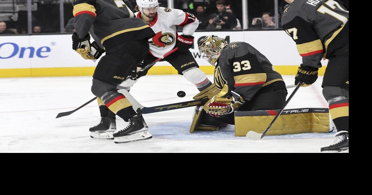NHLleading Golden Knights goalies Hill and Thompson both out with injuries