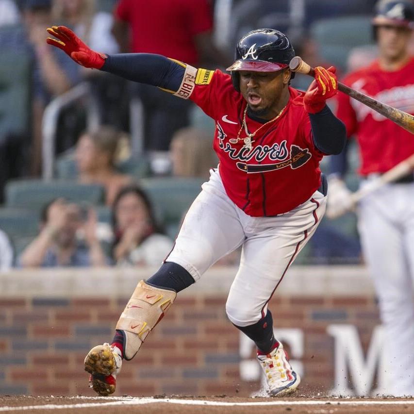 Ronald Acuña Jr., Eddie Rosario homer, majors-leading Braves beat