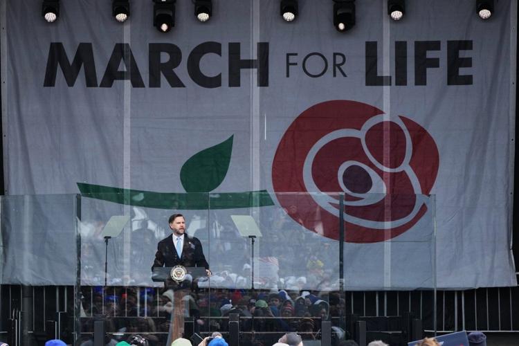 Washington Rally Vance touts the Trump administration's record against abortion at a ...