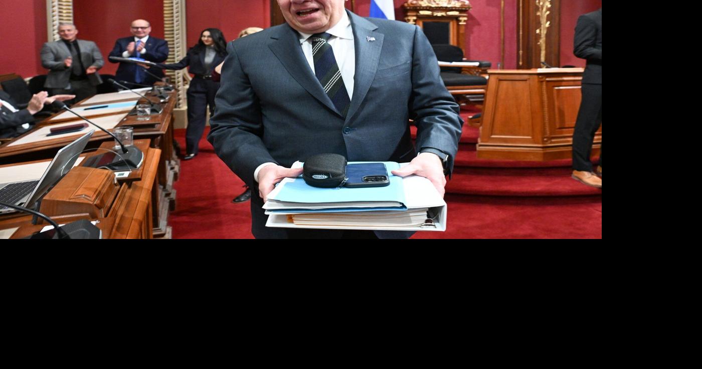 Legault attends his last sitting at legislature as Quebec premier