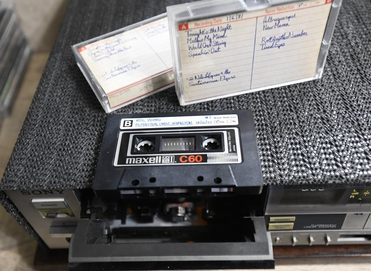 Rare Neil Young tape found in Hamilton vintage music shop