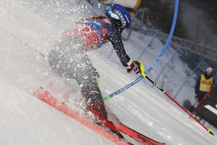 US skier Mikaela Shiffrin wins 1st World Cup slalom of season for her