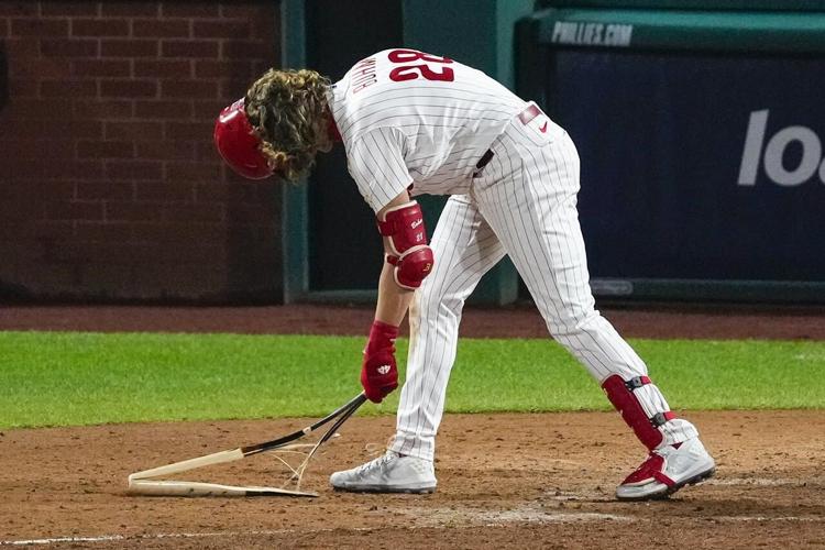 Bryce Harper returns, but the Phillies' bats go quiet in a 13-1 drubbing by  the Dodgers