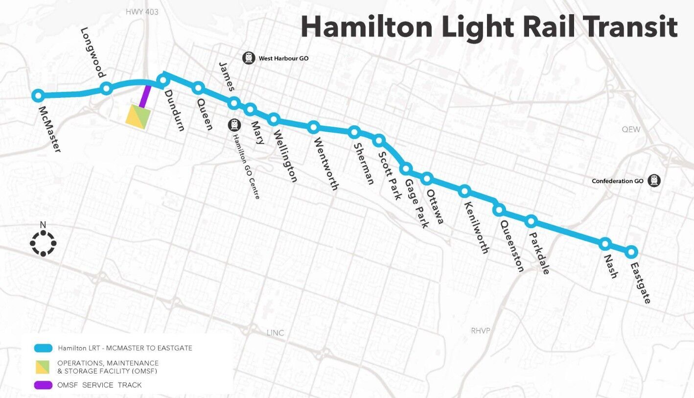 New Hamilton LRT design gives street-level detail of project
