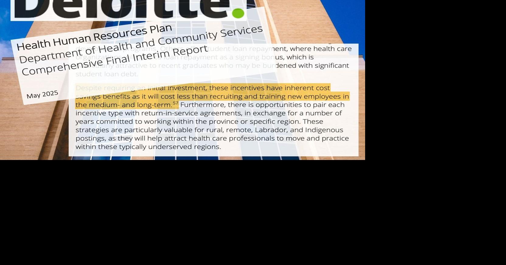 Major N.L. healthcare report contains errors likely generated by A.I.