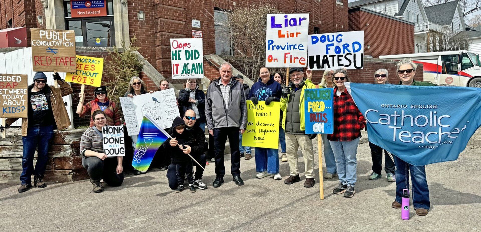 Timiskaming Cochrane Local protest part of province-wide movement