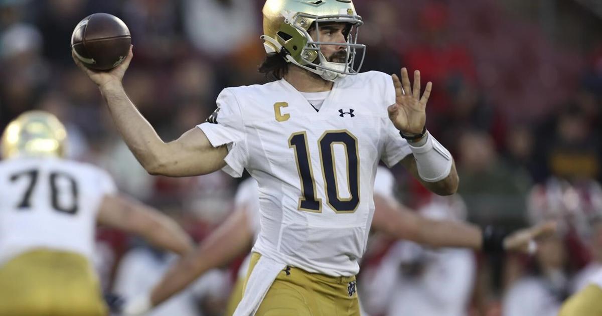 Ex-Notre Dame and Wake Forest QB Sam Hartman signs with the Washington ...