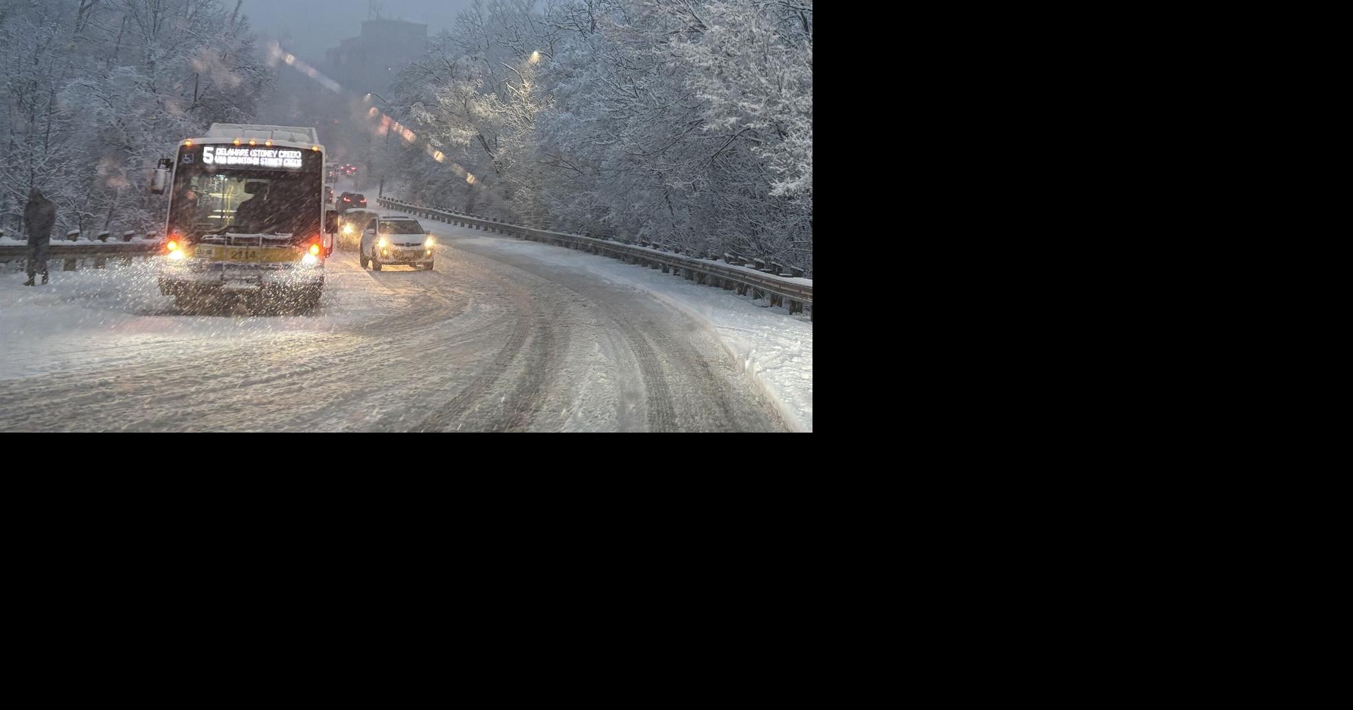 Hamilton police responded to 89 crashes during snowy Friday