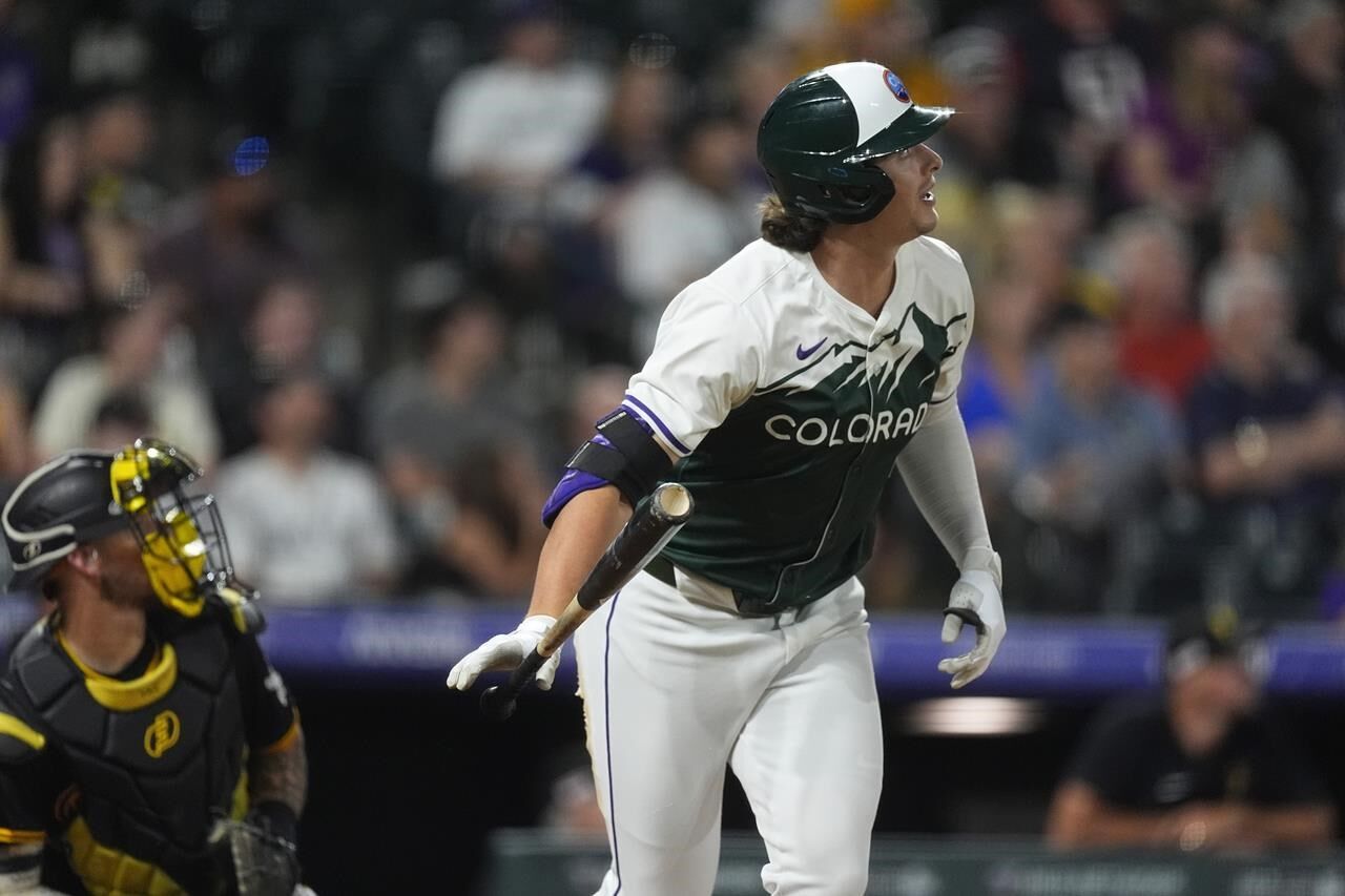 Hunter Goodman Has 2 Homers, 4 Hits And 5 RBIs In Rockies' 16-4 Rout Of ...