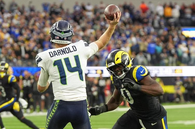 Darnold Interception Rams Seahawks find fault in more than Darnold's 4 interceptions in close ...