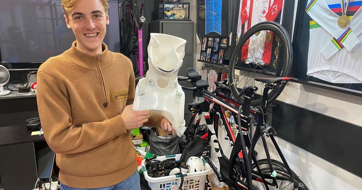 After scary fall, Olympian Mattern is back on his bike