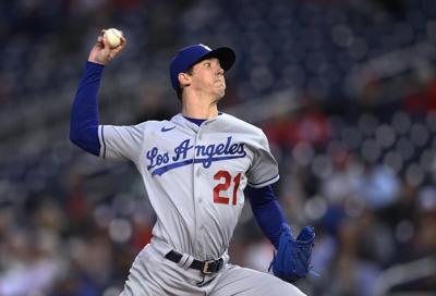 Walker Buehler Los Angeles D Baseball WHT