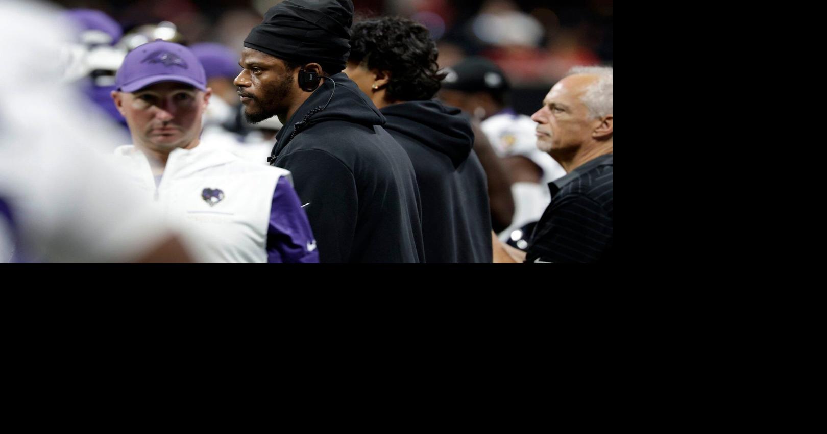 Nothing kills the vibe in Baltimore quite like an injury to Lamar ...