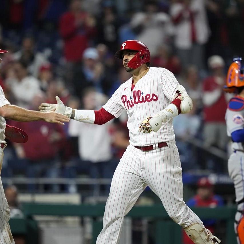 Castellanos homers, Sánchez Ks 10 as Phillies move to brink of playoff spot  with 5-2 win over Mets - The San Diego Union-Tribune