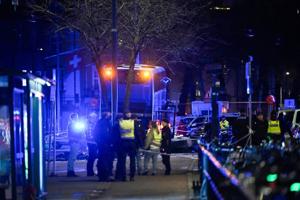 A bus crashes into a bus stop in Stockholm, killing 3 people and injuring 3