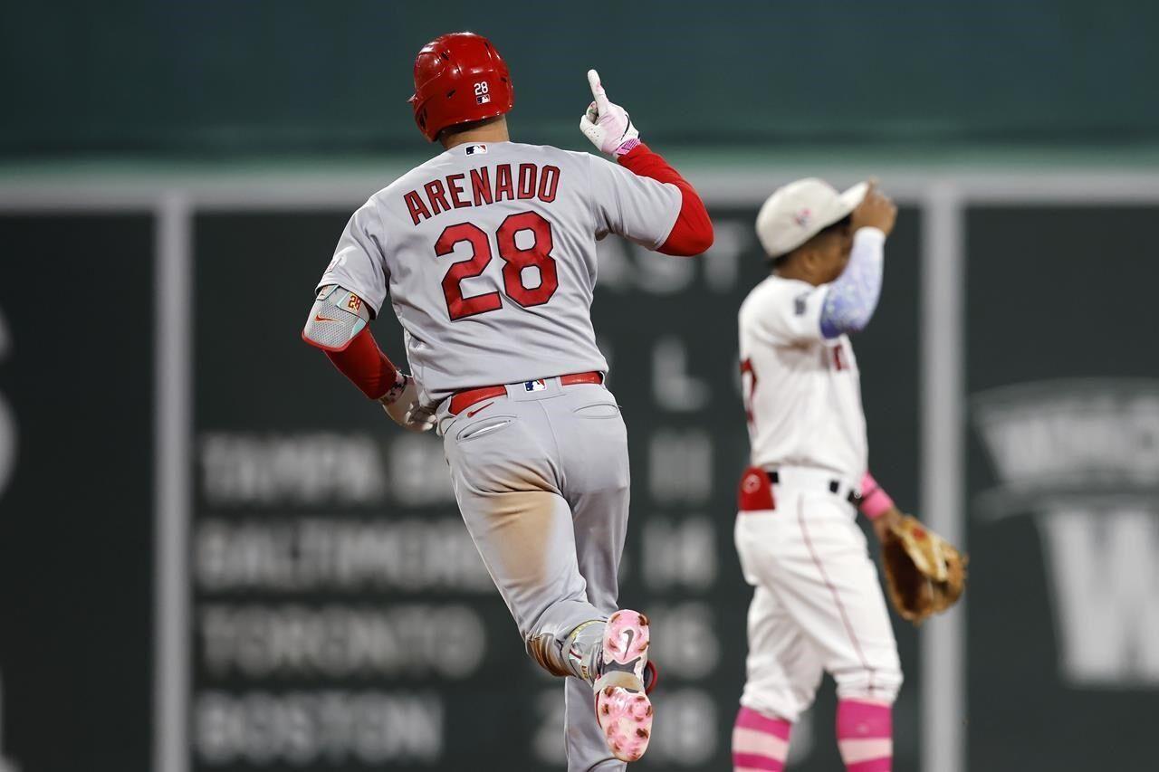 Arenado's HR, 3 RBIs lift Cardinals over Red Sox 11-2