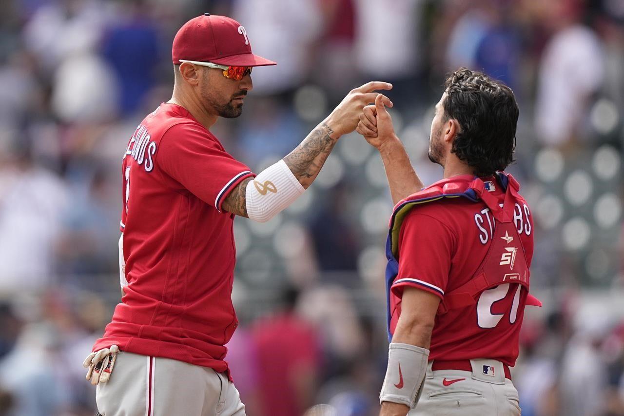 Castellanos hits 2 homers again, powers Phillies past Braves 3-1