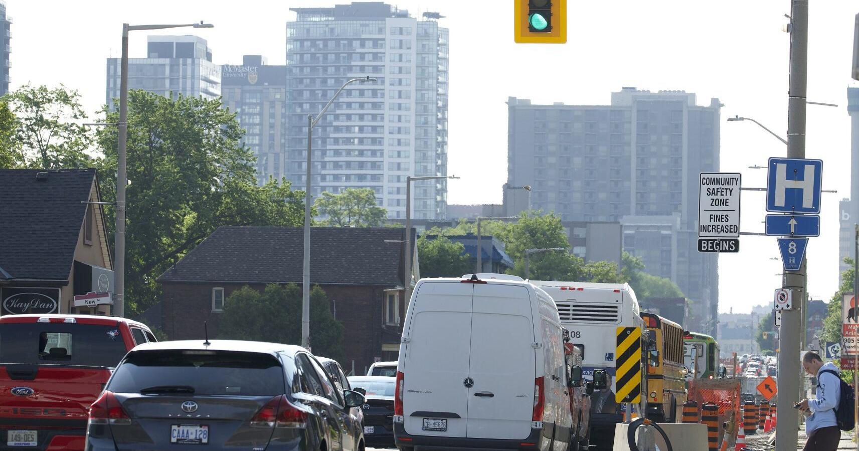 Lane closure extended at busy Hamilton intersection
