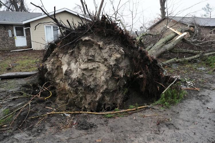 Photos show tornado damage after powerful storms hit Illinois and Indiana
