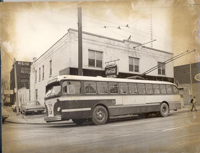 Trolley bus 732, a Hamilton transit vehicle classic