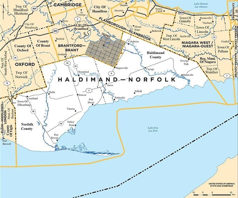 Who is running in Haldimand-Norfolk?