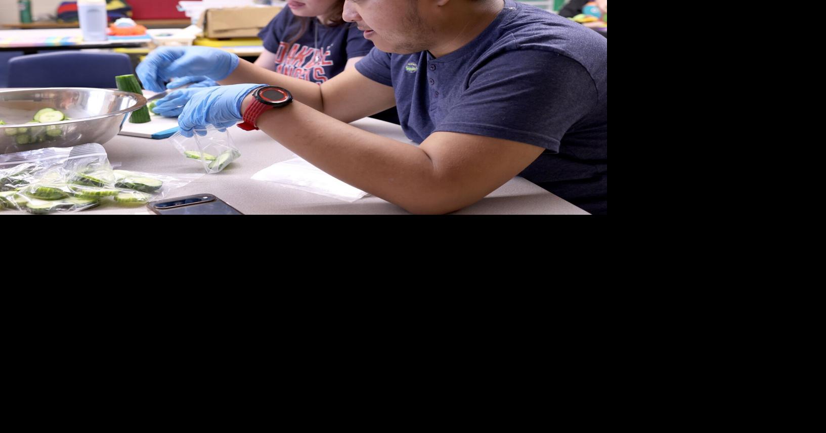 How a school partnership is feeding students and building skills at the same time