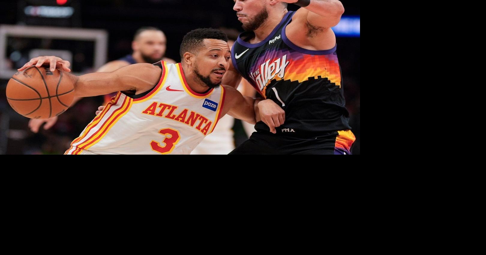 Suns' Devin Booker rolls his ankle and Jalen Green also hurt in loss to ...