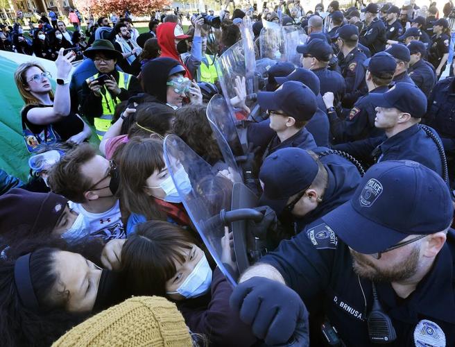 Tension grows on UCLA campus as police order dispersal of large pro-Palestinian gathering