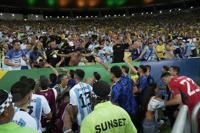 Brawling fans in stands delay start of Argentina-Brazil World Cup  qualifying match for 27 minutes