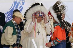 Pope returns 62 artifacts to Indigenous peoples from Canada as part of reckoning with colonial past