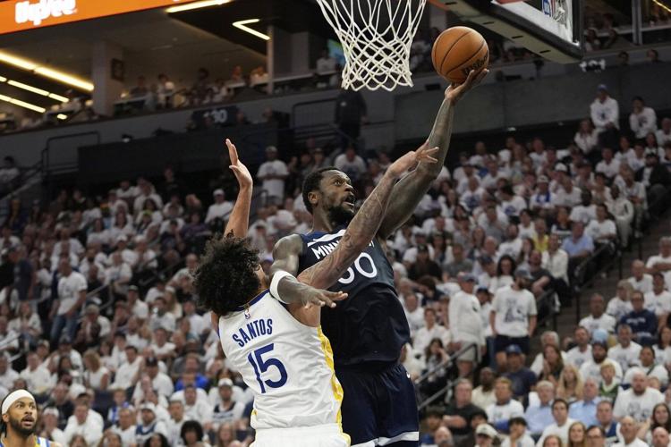 Timberwolves beat Warriors in Game 5 to reach Western Conference finals ...