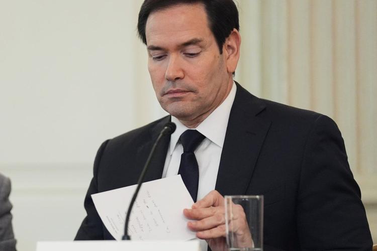 Rubio Note AP photos show Rubio's urgent note to Trump before announcement of ...