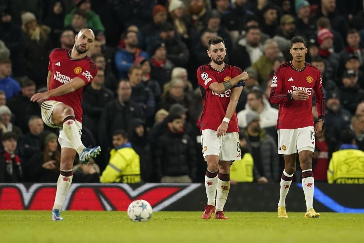 Bayern Munich brings anger and unbeaten record to Man United in the Champions  League after 5-1 loss - The San Diego Union-Tribune