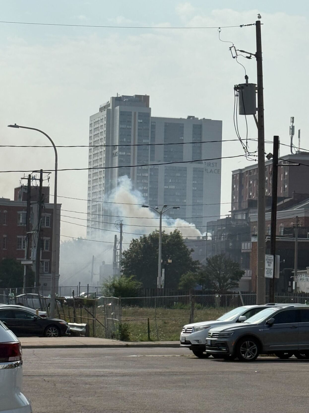 Multiple-alarm fire breaks out in downtown Hamilton