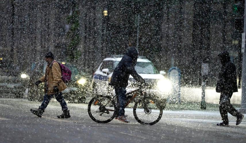 A bomb cyclone brings blizzards to the Midwest before turning east
