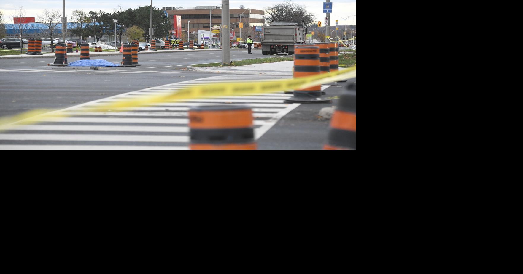 A man was struck by a large truck Thursday afternoon at Mohawk and Upper Wentworth.