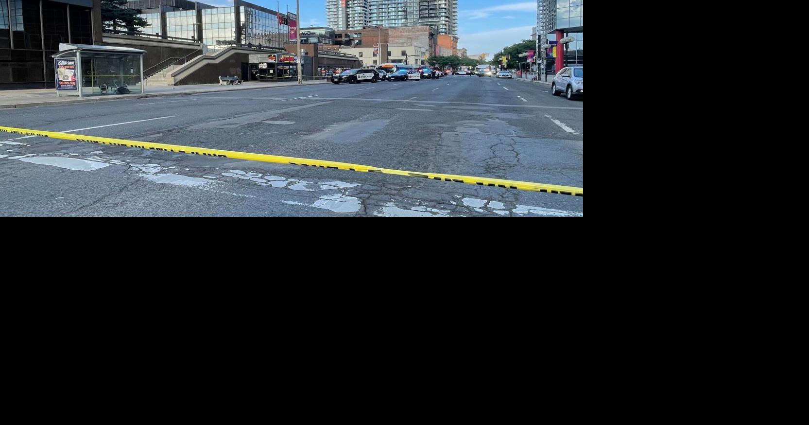 Investigators did not immediately say more about the shooting, but a section of King Street East is taped off between Jackson Square mall and Gore Park.