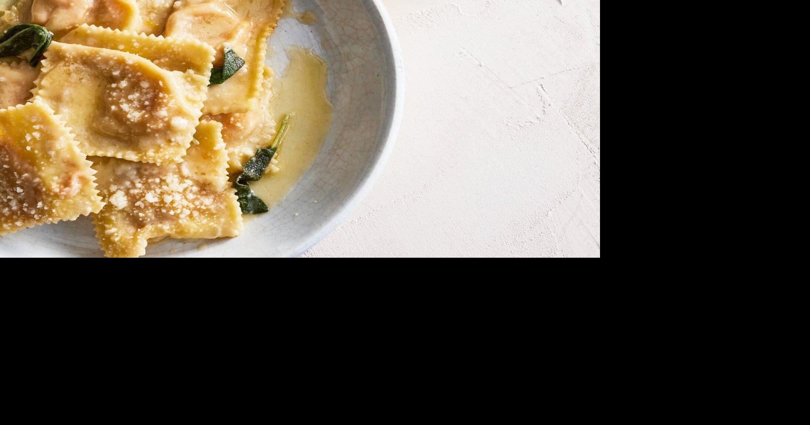 Lidia Bastianich's recipe for Pumpkin Ravioli, a fall dish using ...