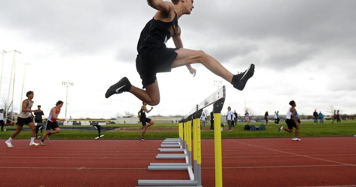 High school sports in photos: Getting a jump on track season
